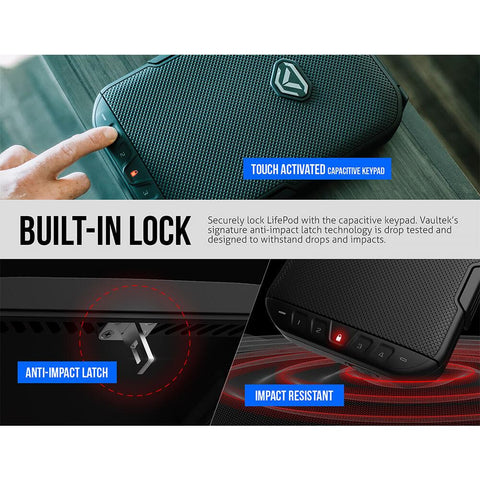 LifePod 1.0 _ Vaultek LifePod - Weather Resistant Lockable Storage