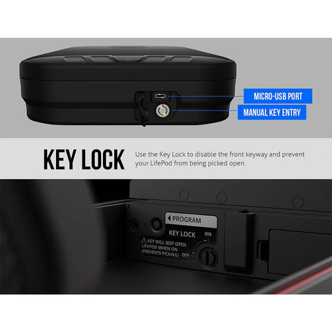 LifePod 1.0 _ Vaultek LifePod - Weather Resistant Lockable Storage