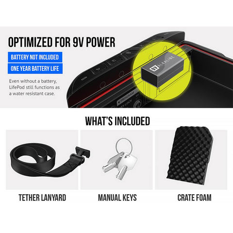 LifePod 1.0 _ Vaultek LifePod - Weather Resistant Lockable Storage