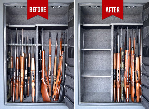 Gun Storage Solutions-Rifle Rods Expansion Pack (6 Rods)