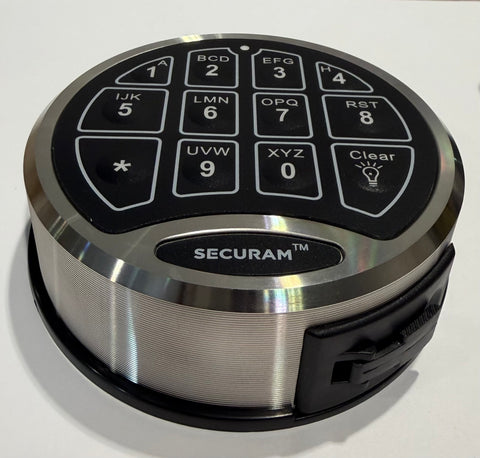 SecuRam - SafeLogic - BACK LIT- Electronic Keypad  (KEYPAD ONLY) - CNC Finish