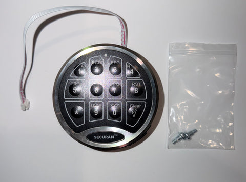 SecuRam - SafeLogic - BACK LIT- Electronic Keypad  (KEYPAD ONLY) - CNC Finish