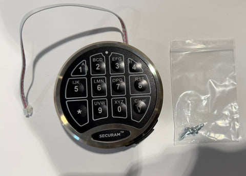 SecuRam - SafeLogic - BACK LIT- Electronic Keypad  (KEYPAD ONLY) - CNC Finish