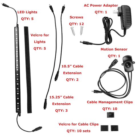 Tracker Safe - LED Light Kit with Motion Sensor (LK-5000)